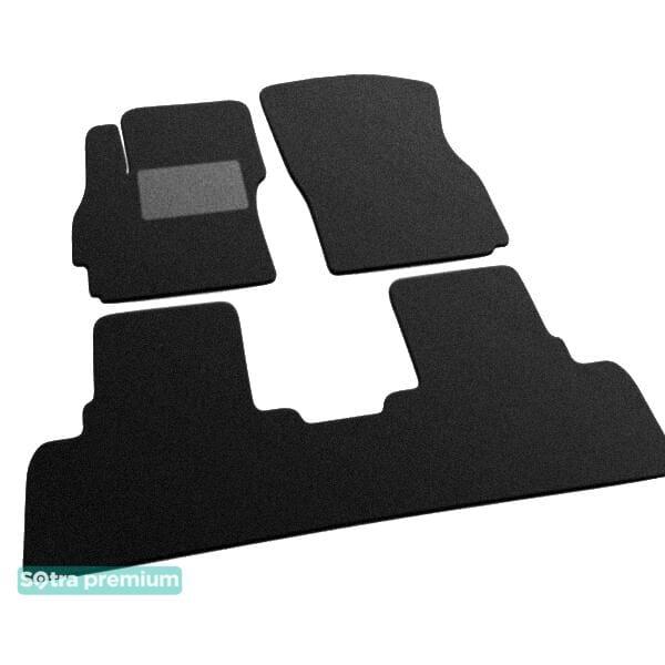 Sotra 07370-CH-BLACK Interior mats Sotra two-layer black for Mazda 5 (2010-2017), set 07370CHBLACK