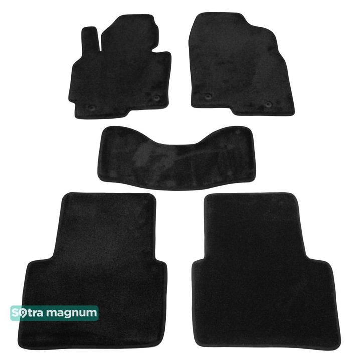 Sotra 07375-MG15-BLACK Interior mats Sotra two-layer black for Mazda Cx-5 (2012-2016), set 07375MG15BLACK