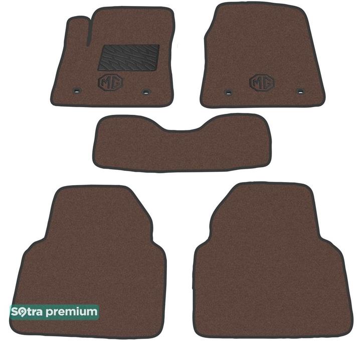 Sotra 07384-CH-CHOCO Interior mats Sotra two-layer brown for MG Rover 6 (2010-), set 07384CHCHOCO