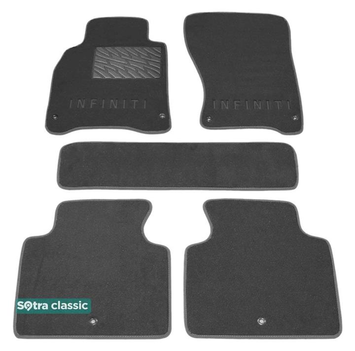 Sotra 07388-GD-GREY Interior mats Sotra two-layer gray for Infiniti M / q70 (2009-), set 07388GDGREY