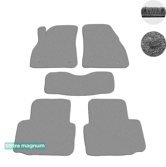 Sotra 07394-MG20-GREY Interior mats Sotra two-layer gray for Chevrolet Malibu (2012-2016), set 07394MG20GREY