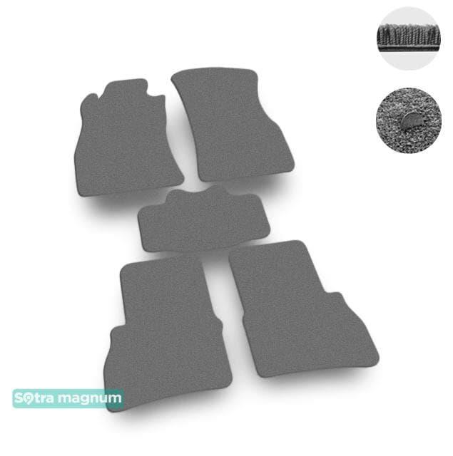Sotra 07408-MG20-GREY Interior mats Sotra two-layer gray for Opel Combo d (2011-), set 07408MG20GREY