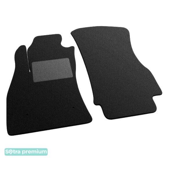 Sotra 07409-CH-BLACK Interior mats Sotra two-layer black for Opel Combo d (2011-), set 07409CHBLACK