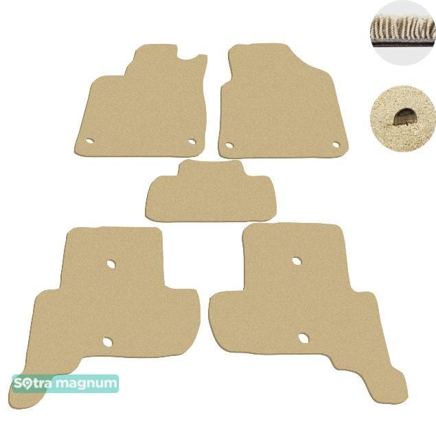 Sotra 07416-MG20-BEIGE Interior mats Sotra two-layer beige for Acura Zdx (2009-2013), set 07416MG20BEIGE