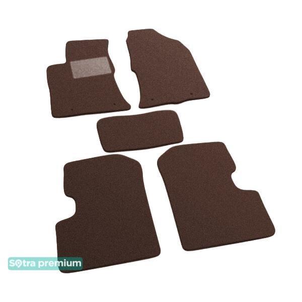 Sotra 07419-CH-CHOCO Interior mats Sotra two-layer brown for Geely Sl (2011-), set 07419CHCHOCO