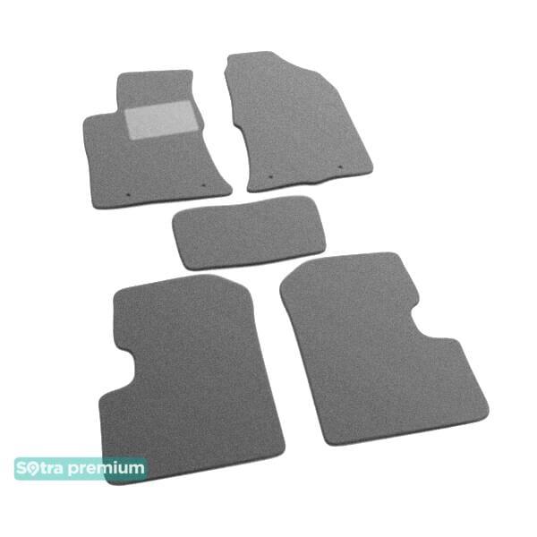 Sotra 07419-CH-GREY Interior mats Sotra two-layer gray for Geely Sl (2011-), set 07419CHGREY