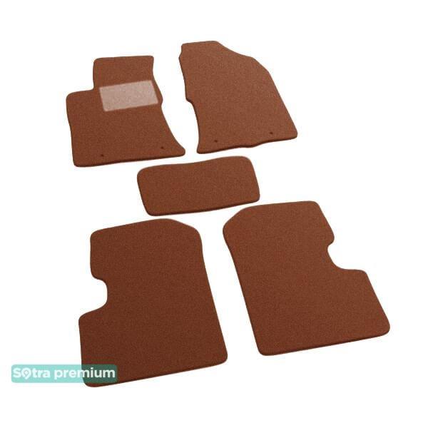 Sotra 07419-CH-TERRA Interior mats Sotra two-layer terracotta for Geely Sl (2011-), set 07419CHTERRA