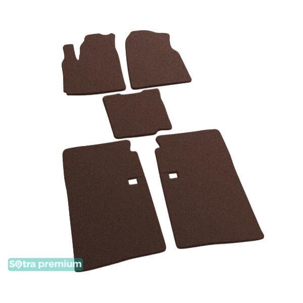 Sotra 07427-CH-CHOCO Interior mats Sotra two-layer brown for Lifan X60 (2011-), set 07427CHCHOCO