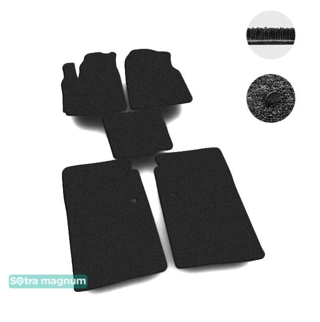 Sotra 07427-MG15-BLACK Interior mats Sotra two-layer black for Lifan X60 (2011-), set 07427MG15BLACK
