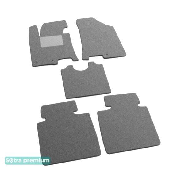 Sotra 07429-CH-GREY Interior mats Sotra two-layer gray for Hyundai I40 (2011-), set 07429CHGREY