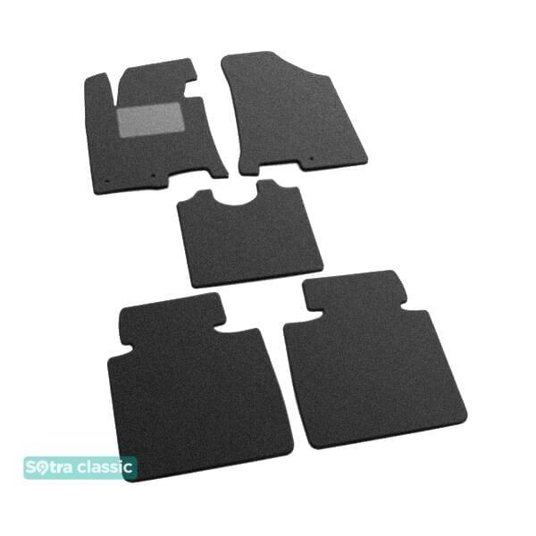 Sotra 07429-GD-GREY Interior mats Sotra two-layer gray for Hyundai I40 (2011-), set 07429GDGREY
