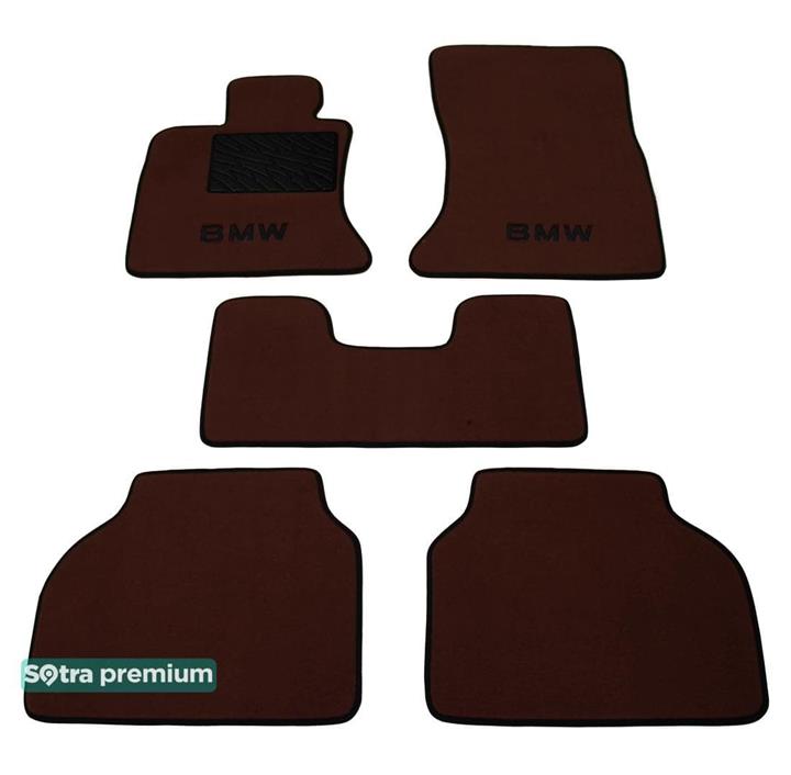 Sotra 07438-CH-CHOCO Interior mats Sotra two-layer brown for BMW 5-series gt (2009-), set 07438CHCHOCO