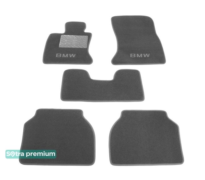 Sotra 07438-CH-GREY Interior mats Sotra two-layer gray for BMW 5-series gt (2009-), set 07438CHGREY
