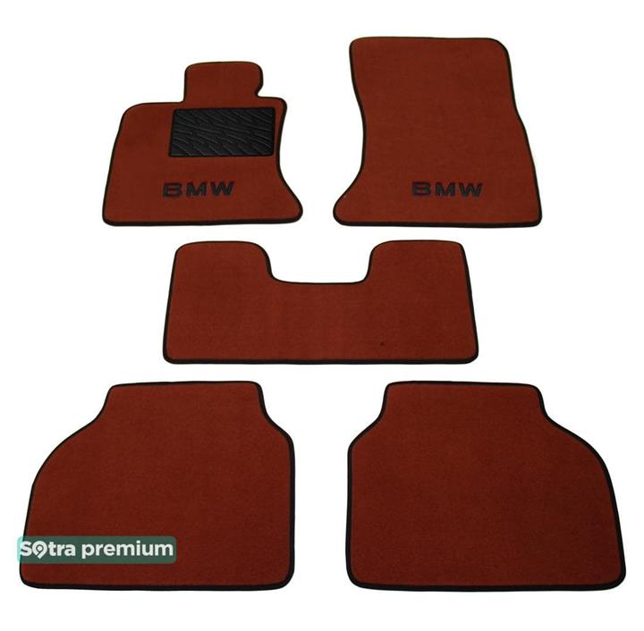 Sotra 07438-CH-TERRA Interior mats Sotra two-layer terracotta for BMW 5-series gt (2009-), set 07438CHTERRA