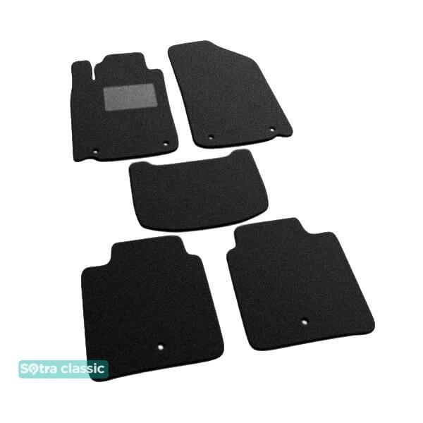 Sotra 07441-GD-BLACK Interior mats Sotra two-layer black for Lexus Es (2012-), set 07441GDBLACK