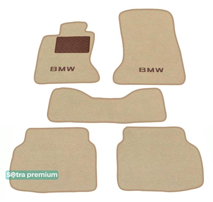 Sotra 07442-CH-BEIGE Interior mats Sotra two-layer beige for BMW 7-series (2008-2015), set 07442CHBEIGE