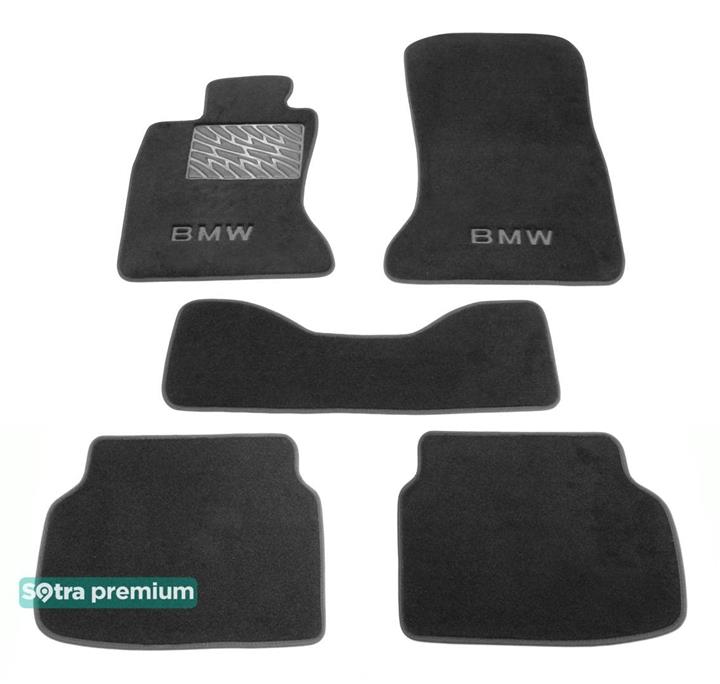 Sotra 07442-CH-GREY Interior mats Sotra two-layer gray for BMW 7-series (2008-2015), set 07442CHGREY