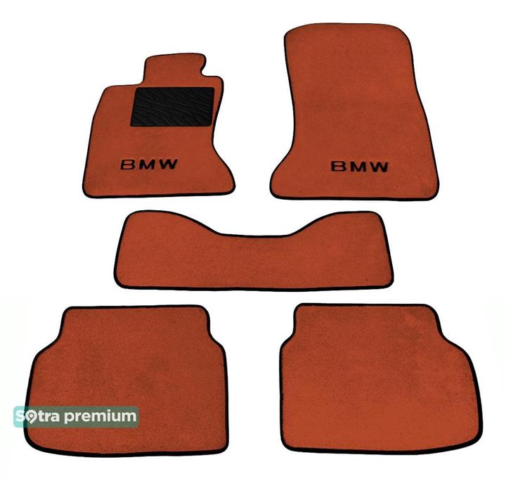 Sotra 07442-CH-TERRA Interior mats Sotra two-layer terracotta for BMW 7-series (2008-2015), set 07442CHTERRA