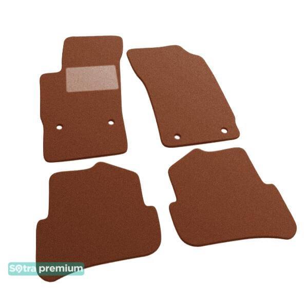Sotra 07443-CH-TERRA Interior mats Sotra two-layer terracotta for Audi A1 sportback (2012-), set 07443CHTERRA