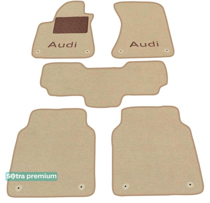 Sotra 07445-CH-BEIGE Interior mats Sotra two-layer beige for Audi A8l (2010-), set 07445CHBEIGE