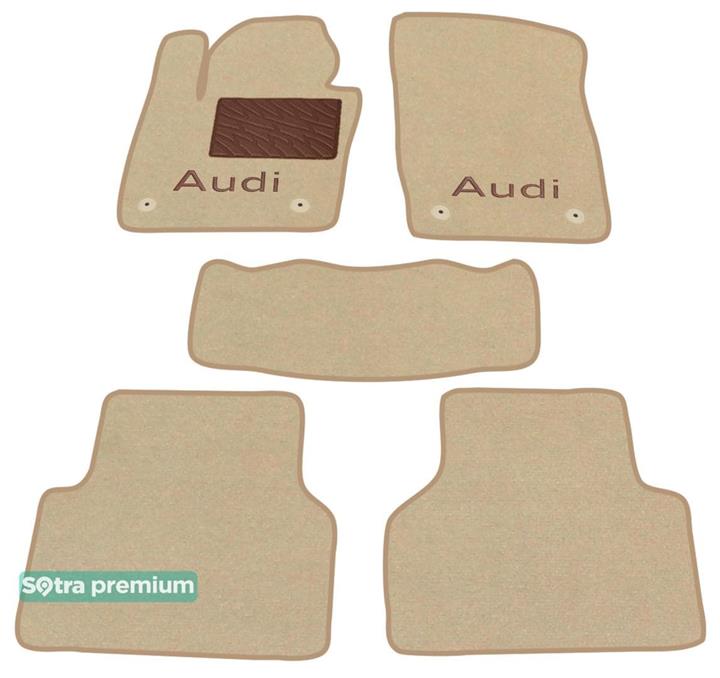 Sotra 07447-CH-BEIGE Interior mats Sotra two-layer beige for Audi Q3 (2011-), set 07447CHBEIGE