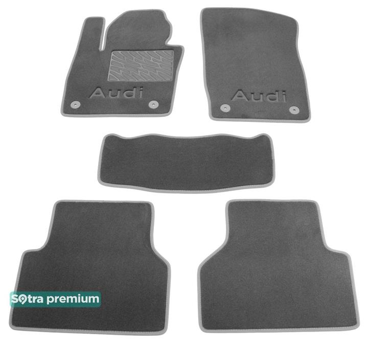 Sotra 07447-CH-GREY Interior mats Sotra two-layer gray for Audi Q3 (2011-), set 07447CHGREY