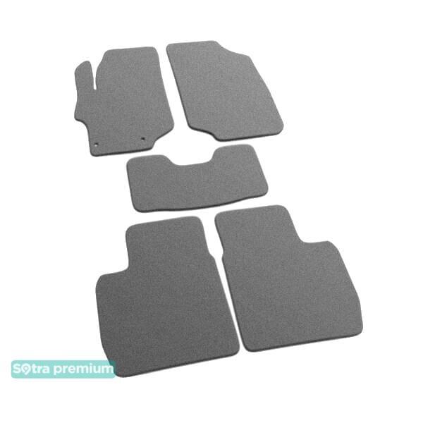 Sotra 07449-CH-GREY Interior mats Sotra two-layer gray for Peugeot 301 (2012-), set 07449CHGREY