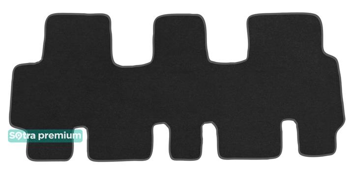 Sotra 07461-CH-BLACK Interior mats Sotra two-layer black for Hyundai Santa fe sport (2013-), set 07461CHBLACK