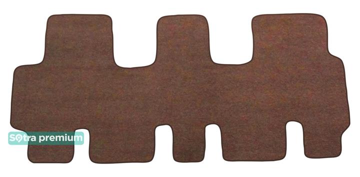 Sotra 07461-CH-CHOCO Interior mats Sotra two-layer brown for Hyundai Santa fe sport (2013-), set 07461CHCHOCO