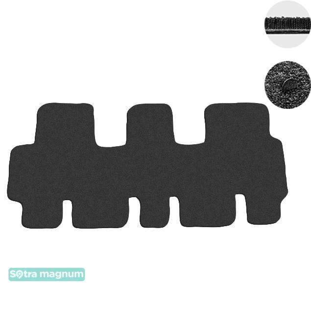 Sotra 07461-MG15-BLACK Interior mats Sotra two-layer black for Hyundai Santa fe sport (2013-), set 07461MG15BLACK