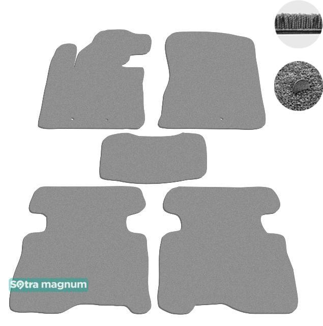 Sotra 07468-MG20-GREY Interior mats Sotra two-layer gray for KIA Sorento (2013-2015), set 07468MG20GREY