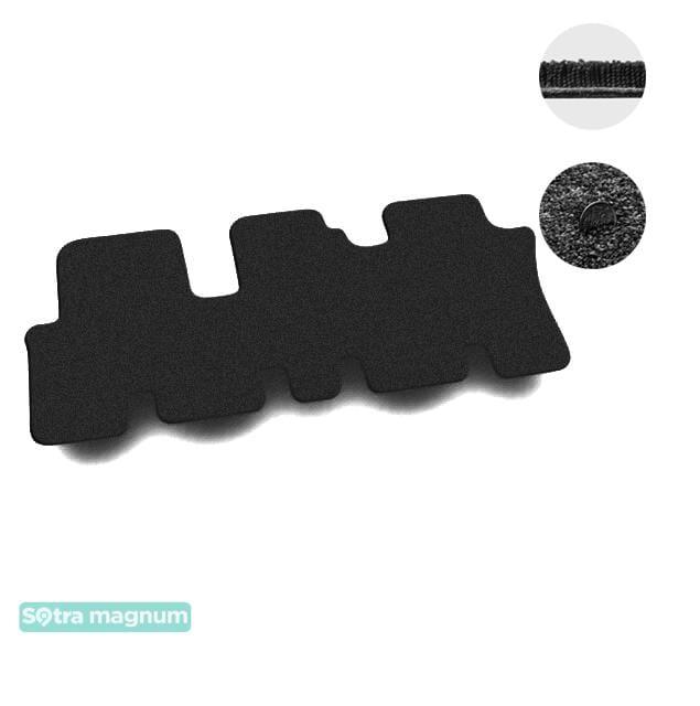 Sotra 07470-MG15-BLACK Interior mats Sotra two-layer black for KIA Sorento (2013-2015), set 07470MG15BLACK