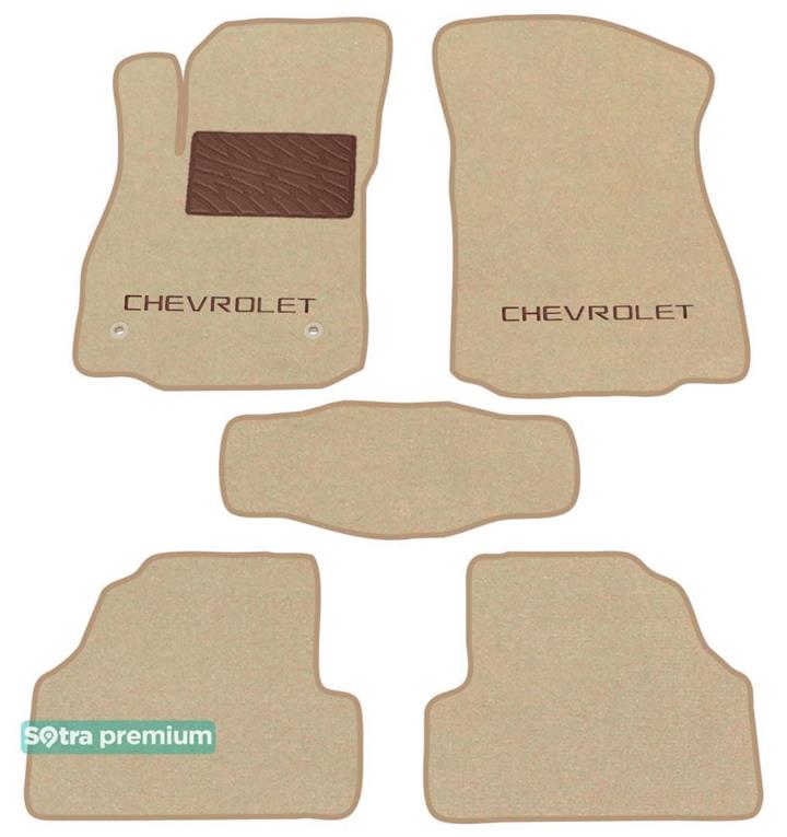 Sotra 07478-CH-BEIGE Interior mats Sotra two-layer beige for Chevrolet Tracker / trax (2013-), set 07478CHBEIGE