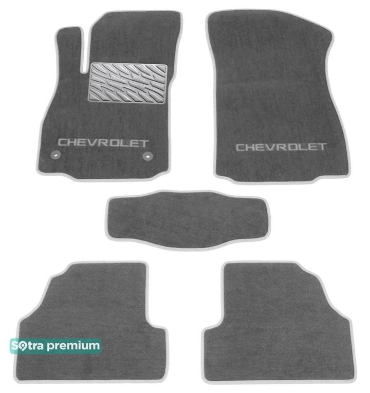 Sotra 07478-CH-GREY Interior mats Sotra two-layer gray for Chevrolet Tracker / trax (2013-), set 07478CHGREY
