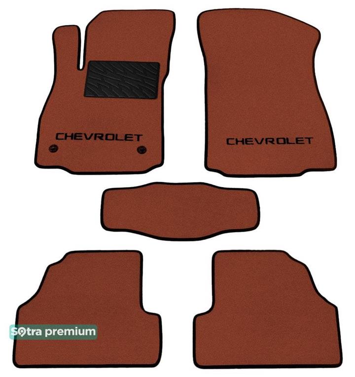 Sotra 07478-CH-TERRA Interior mats Sotra two-layer terracotta for Chevrolet Tracker / trax (2013-), set 07478CHTERRA