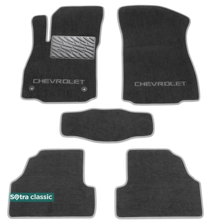 Sotra 07478-GD-GREY Interior mats Sotra two-layer gray for Chevrolet Tracker / trax (2013-), set 07478GDGREY