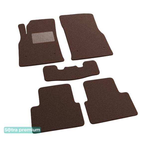 Sotra 07479-CH-CHOCO Interior mats Sotra two-layer brown for Opel Cascada (2013-), set 07479CHCHOCO