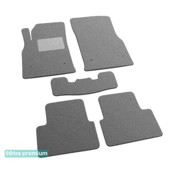 Sotra 07479-CH-GREY Interior mats Sotra two-layer gray for Opel Cascada (2013-), set 07479CHGREY