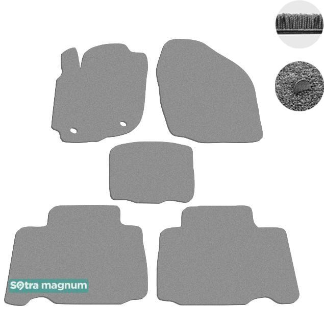 Sotra 07481-MG20-GREY Interior mats Sotra two-layer gray for Toyota Rav4 (2013-), set 07481MG20GREY