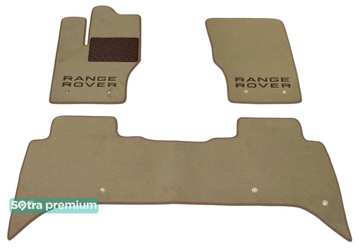Sotra 07482-CH-BEIGE Interior mats Sotra two-layer beige for Land Rover Range rover (2013-), set 07482CHBEIGE