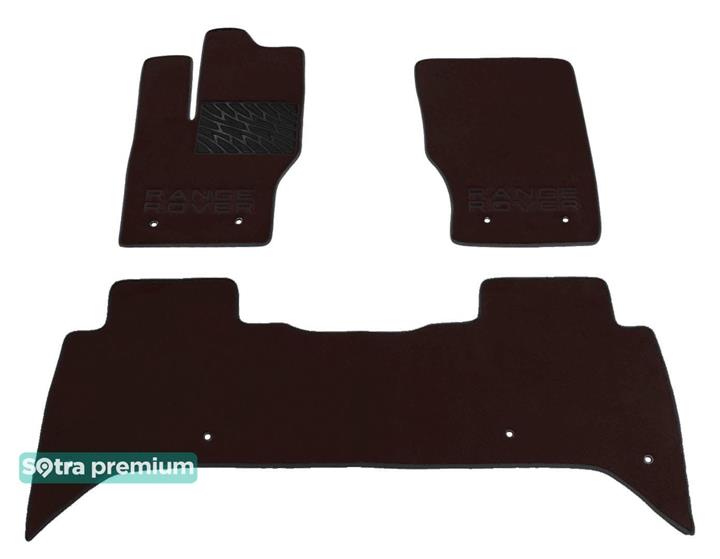 Sotra 07482-CH-CHOCO Interior mats Sotra two-layer brown for Land Rover Range rover (2013-), set 07482CHCHOCO