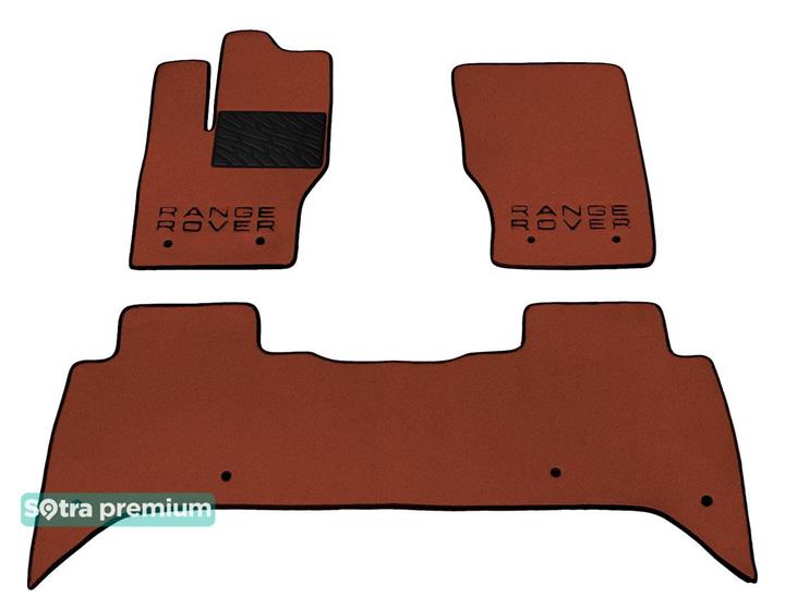 Sotra 07482-CH-TERRA Interior mats Sotra two-layer terracotta for Land Rover Range rover (2013-), set 07482CHTERRA