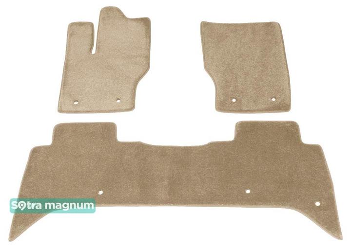 Sotra 07482-MG20-BEIGE Interior mats Sotra two-layer beige for Land Rover Range rover (2013-), set 07482MG20BEIGE