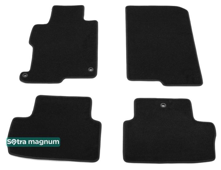 Sotra 07489-MG15-BLACK Interior mats Sotra two-layer black for Honda Accord us (2012-), set 07489MG15BLACK