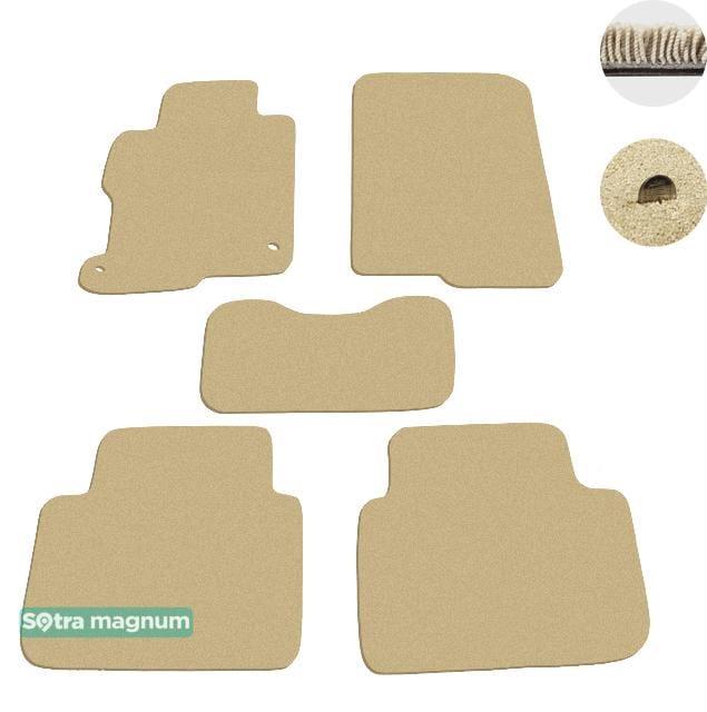 Sotra 07489-MG20-BEIGE Interior mats Sotra two-layer beige for Honda Accord us (2012-), set 07489MG20BEIGE