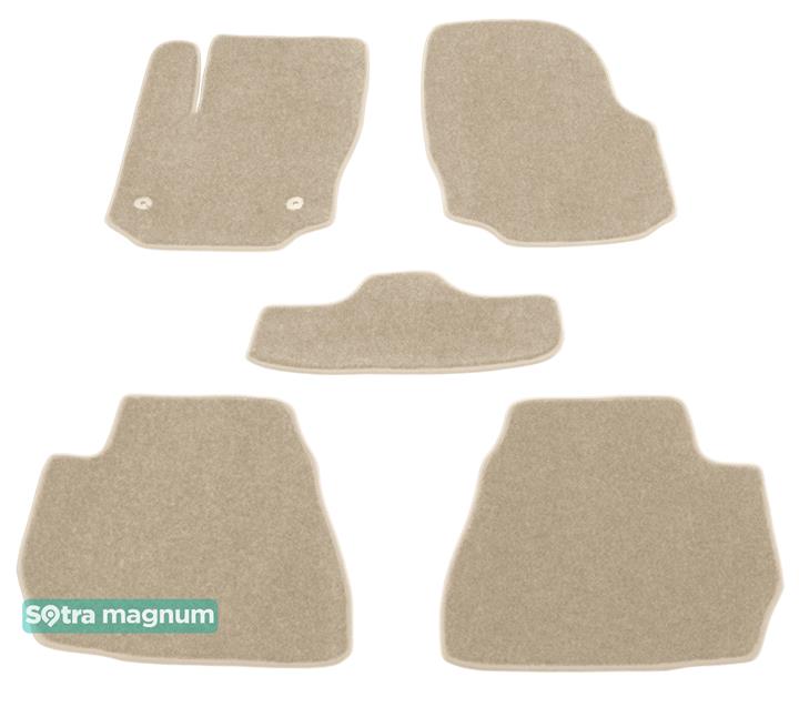 Sotra 07490-MG20-BEIGE Interior mats Sotra two-layer beige for Ford Mondeo (2007-2014), set 07490MG20BEIGE