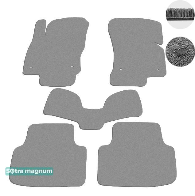Sotra 07494-MG20-GREY Interior mats Sotra two-layer gray for Skoda Octavia (2013-), set 07494MG20GREY