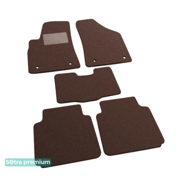Sotra 07497-CH-CHOCO Interior mats Sotra two-layer brown for MG Rover 5 (2013-), set 07497CHCHOCO
