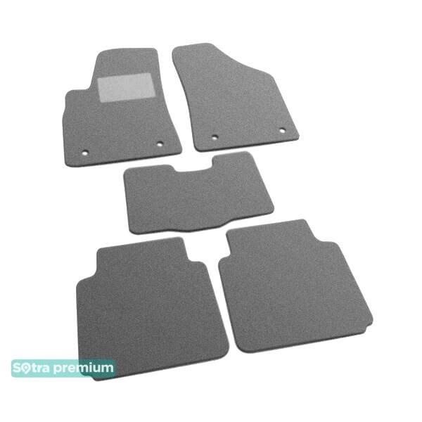 Sotra 07497-CH-GREY Interior mats Sotra two-layer gray for MG Rover 5 (2013-), set 07497CHGREY