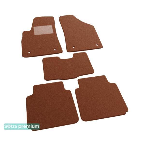 Sotra 07497-CH-TERRA Interior mats Sotra two-layer terracotta for MG Rover 5 (2013-), set 07497CHTERRA